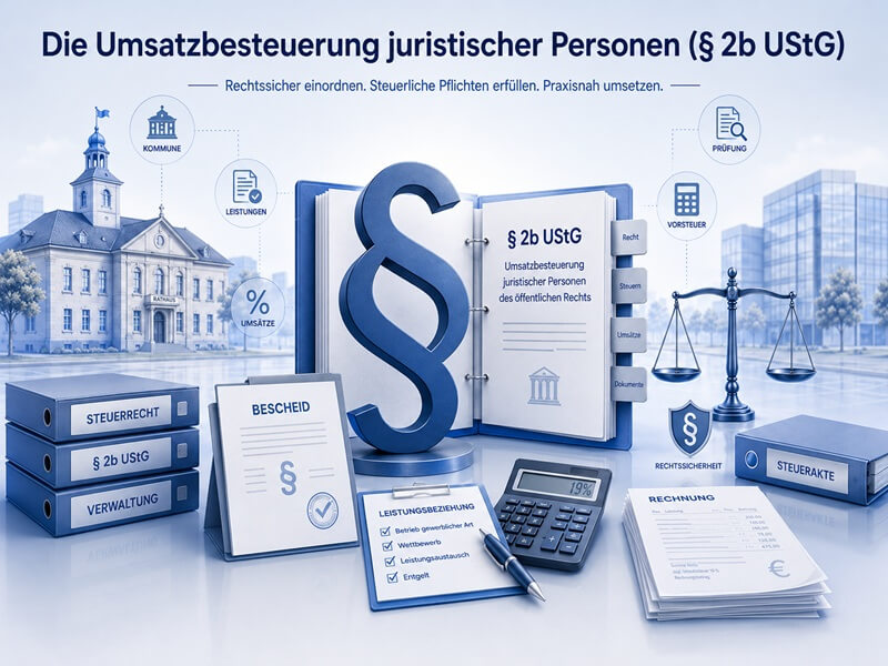 Die Umsatzbesteuerung juristischer Personen (§ 2b UStG)